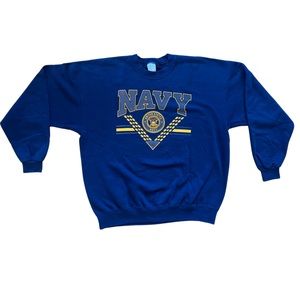 Vintage Navy Sweatshirt| LIKE NEW| sz XL